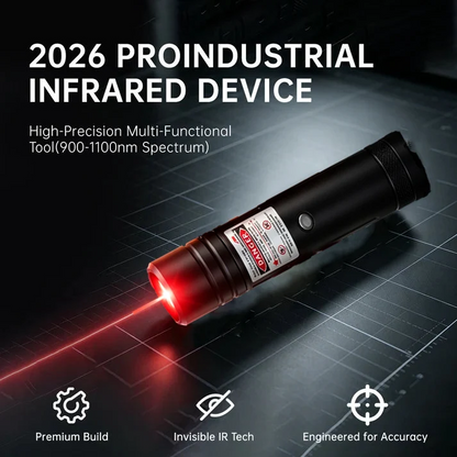 💥2026 New Design 120W 900-1100NMPowerful IR Laser Pointer