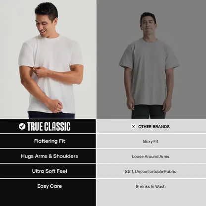 Men’s 4-Pack Short Sleeve Crew Neck T-Shirts