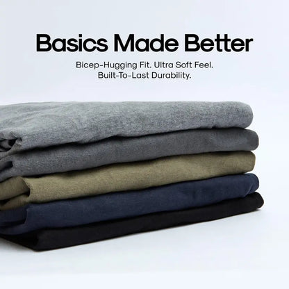 Men’s 4-Pack Short Sleeve Crew Neck T-Shirts