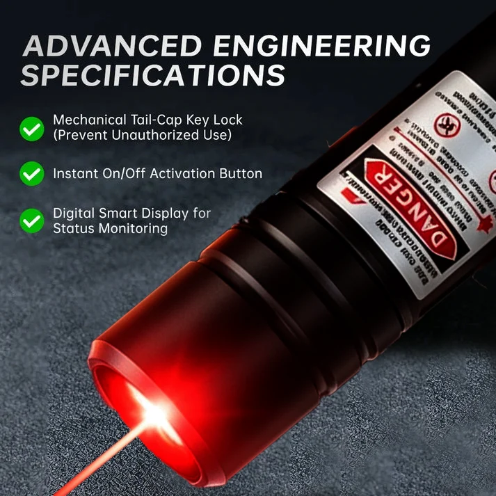 💥2026 New Design 120W 900-1100NMPowerful IR Laser Pointer