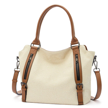 Large Soft Leather Hobo Tote Bag with Adjustable Shoulder Strap for Women
