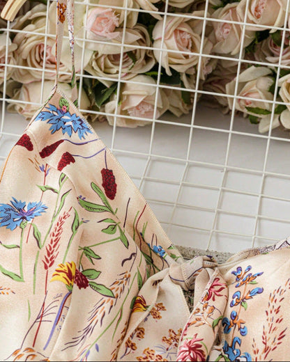 Women's Boho Floral-Print Cami Dress