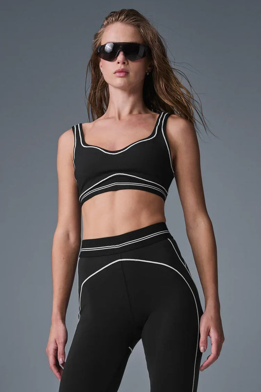 Women's High-Waisted Athletic Yoga Pants Set