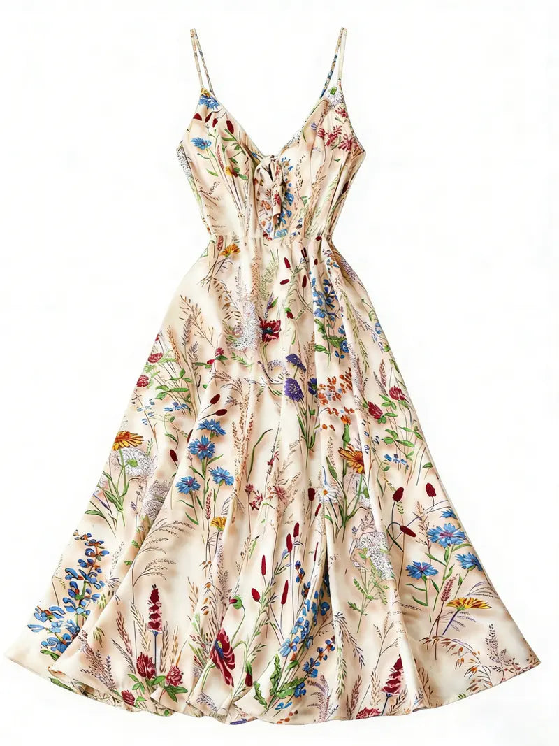 Women's Boho Floral-Print Cami Dress