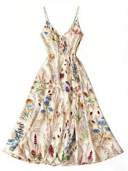 Women's Boho Floral-Print Cami Dress