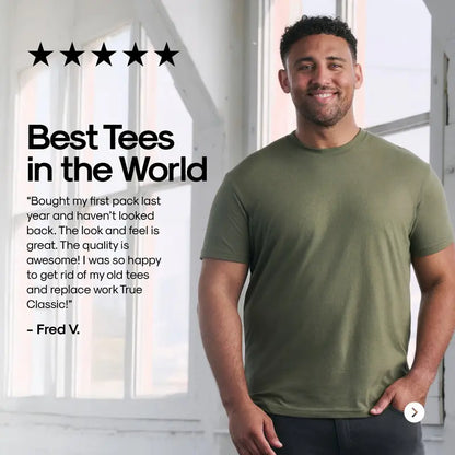 Men’s 4-Pack Short Sleeve Crew Neck T-Shirts