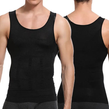 Men’s Compression Shaping Vest – Slim Fit Support for Everyday Confidence