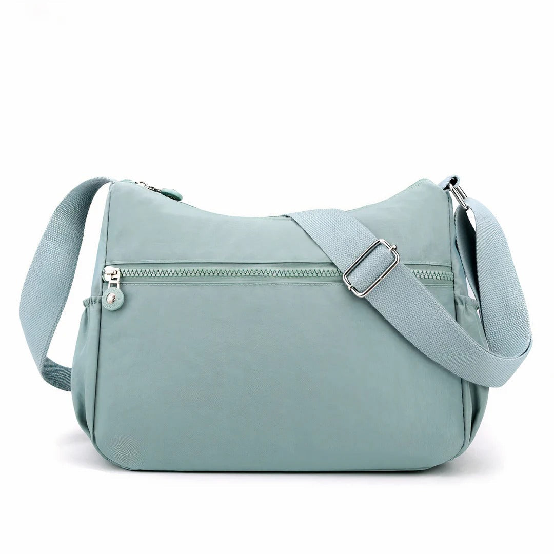 Anti-Theft Nylon Crossbody Bag for Women – Lightweight Multi-Pocket Everyday Shoulder Bag