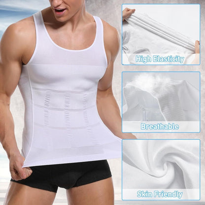 Men’s Compression Shaping Vest – Slim Fit Support for Everyday Confidence