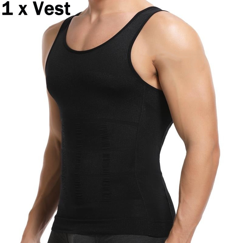 Men’s Compression Shaping Vest – Slim Fit Support for Everyday Confidence