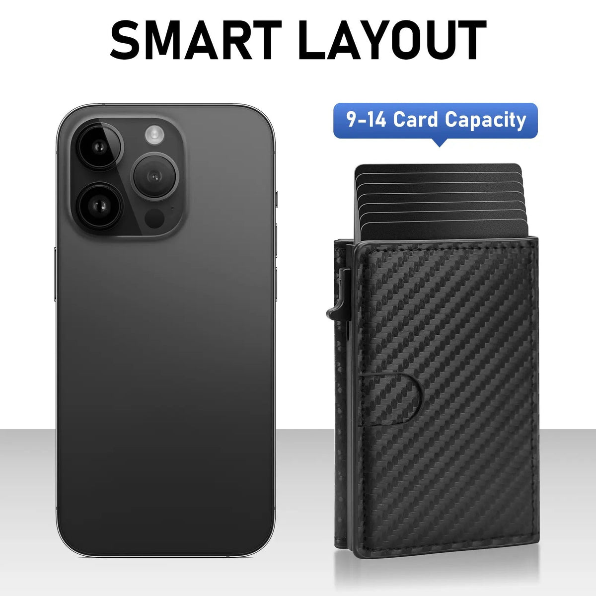 RFID Blocking Leather Wallet for Men