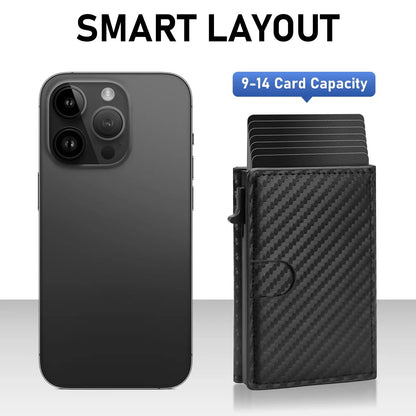 RFID Blocking Leather Wallet for Men