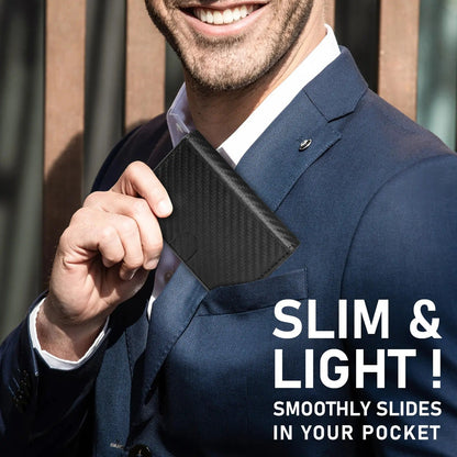 RFID Blocking Leather Wallet for Men