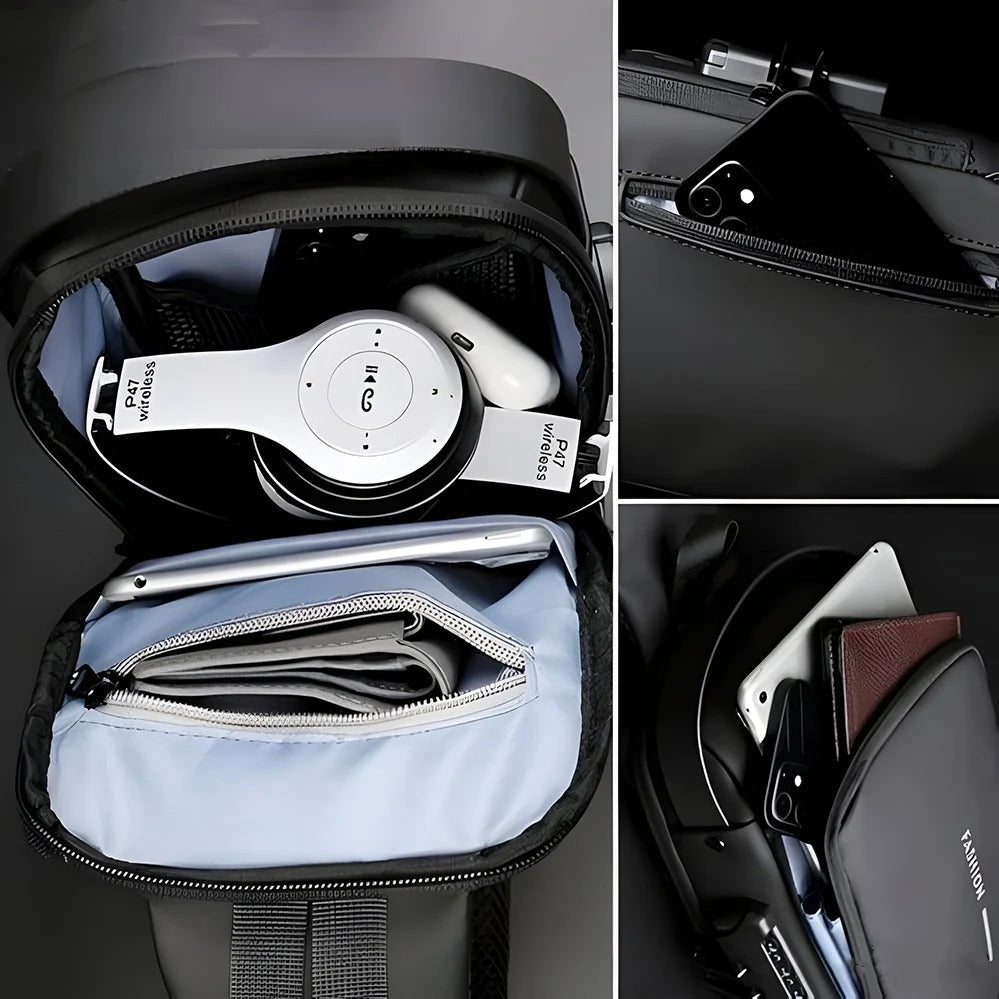 ProLock Anti-Theft Chest Bag – Combination Lock, Oxford Sling Pack