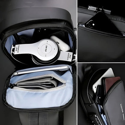 ProLock Anti-Theft Chest Bag – Combination Lock, Oxford Sling Pack