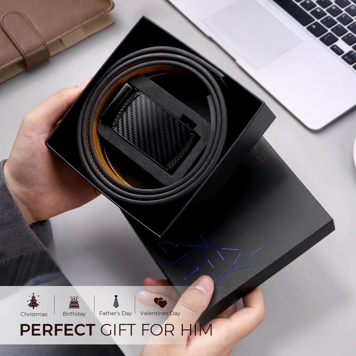 🎉Father’s Day Sale🎉 – Men’s Ratchet Belt for Dress & Everyday Wear