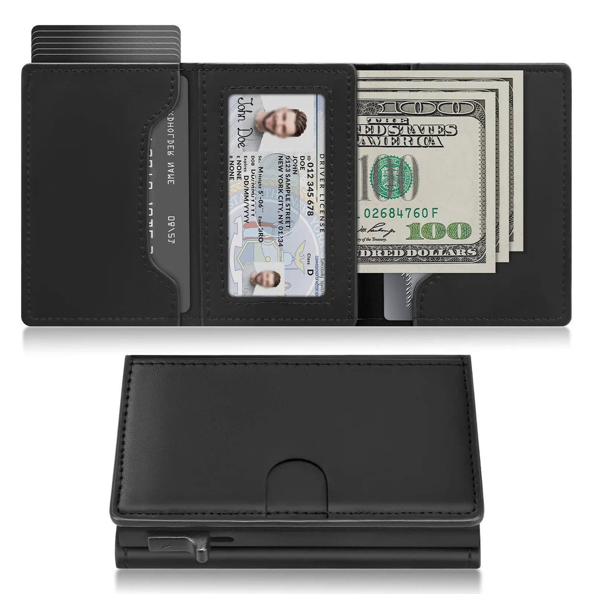 RFID Blocking Leather Wallet for Men