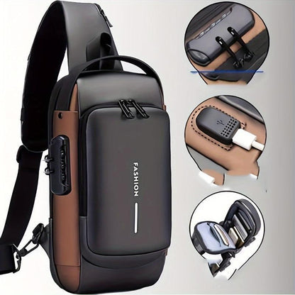 ProLock Anti-Theft Chest Bag – Combination Lock, Oxford Sling Pack
