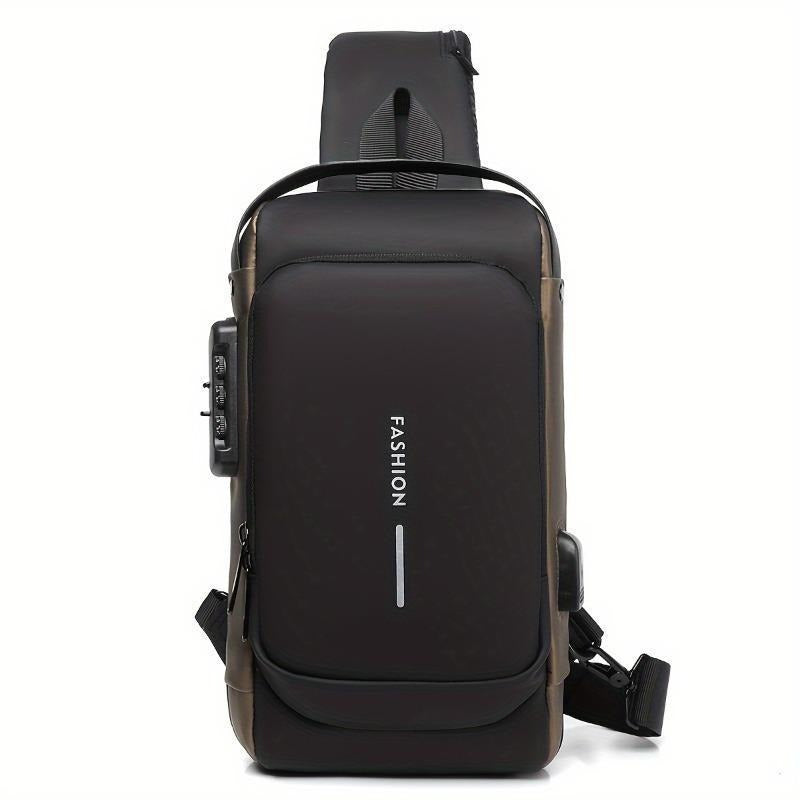 ProLock Anti-Theft Chest Bag – Combination Lock, Oxford Sling Pack