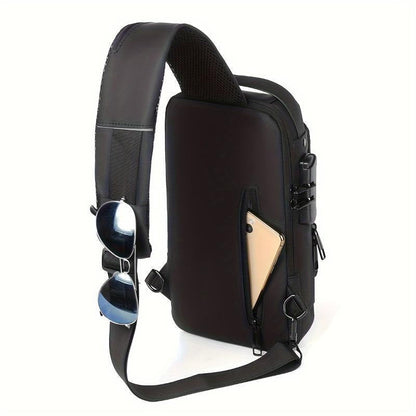 ProLock Anti-Theft Chest Bag – Combination Lock, Oxford Sling Pack